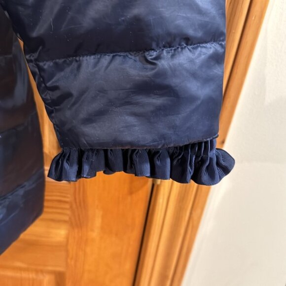 Lilly Pulitzer beautiful size 12 navy blue puffer jacket - Picture 9 of 14